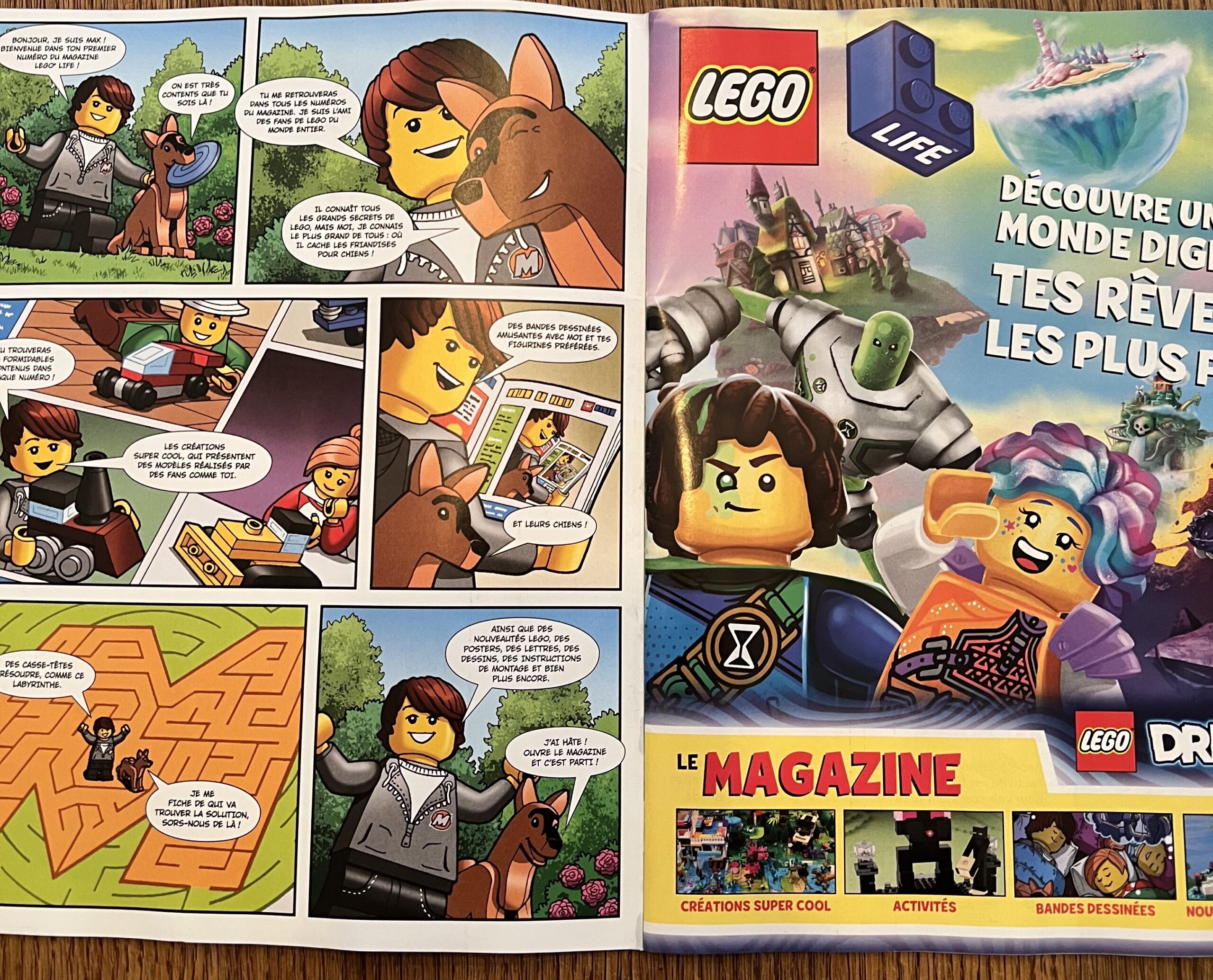 Exemple de on-boarding humain avec LEGO magazine